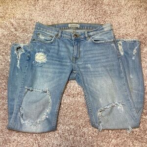 ZARA Destroyed Denim